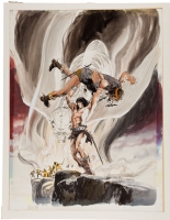 Neal Adams Savage Sword of Conan #2 Cover (1974), Comic Art
